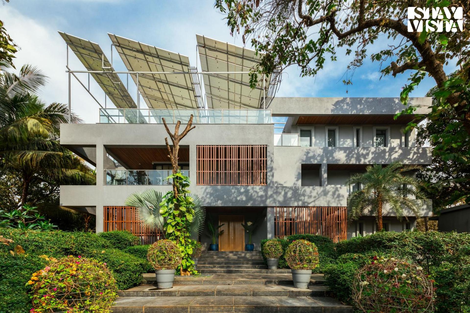 Reflection House By Stayvista With Pool, Terrace Bar, Indoor Games & Exquisite Interiors In A Nutshell Alībāg Exterior foto